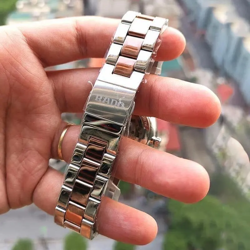 Rado Coupole Classic Automatic Two-tone Black Dial Men's Watch- R22860162